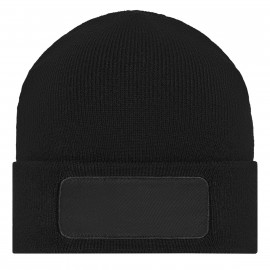 Daiber Knitted Beanie with Patch - MB7403 