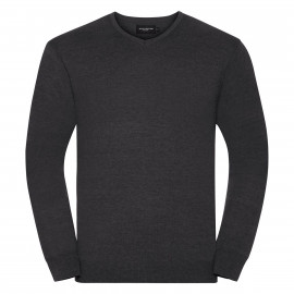 Russell Men's V-Neck Knitted Pullover - R-710M-0 