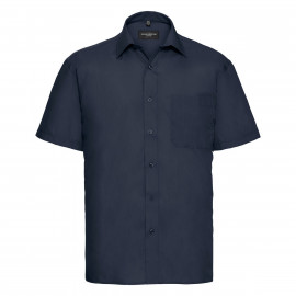 Russell Men's Short Sleeve Polycotton Poplin Shirt - R-935M-0 