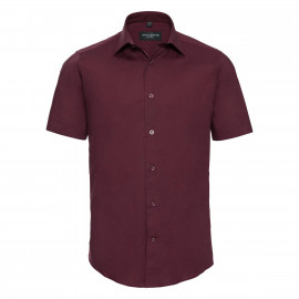Russell Men's Short Sleeve Fitted Stretch Shirt - R-947M-0 