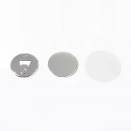  Buttonrohlinge mit Flaschenöffner + Magnet