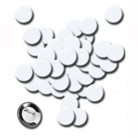  Buttonrohlinge mit Sicherheitsnadel 