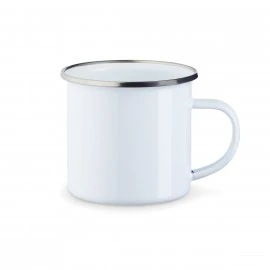  Emailletasse ORCA weiß 