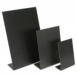 GRONAL® L-Aufsteller schwarz 