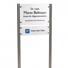 GRONAL® Schildersystem Edelstahl 