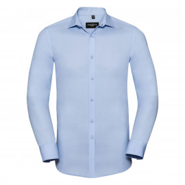 Russell Men's Long Sleeve Fitted Ultimate Stretch Shirt - R-960M-0 