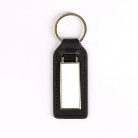  Schlüsselanhänger Metall/Kunstleder  