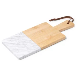  Schneidebrett aus Bambus und Marmor 