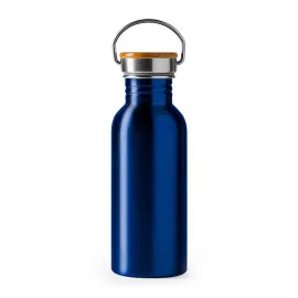 Stamina Edelstahl Flasche Boina mit Bambusdeckel 