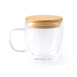 Stamina Glastasse INDAL mit Bambusdeckel 