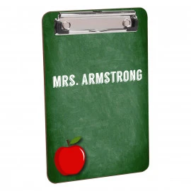 unisub Klemmbrett (MDF) mit Halteclip 