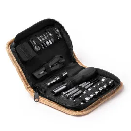  Werkzeugset in Tasche aus Kork 