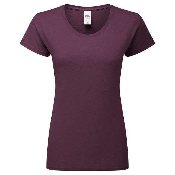 Fruit of the Loom Ladies Iconic 195 Ringspun Premium T - 61-424-0