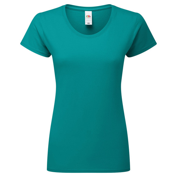 Fruit of the Loom Ladies Iconic 195 Ringspun Premium T - 61-424-0