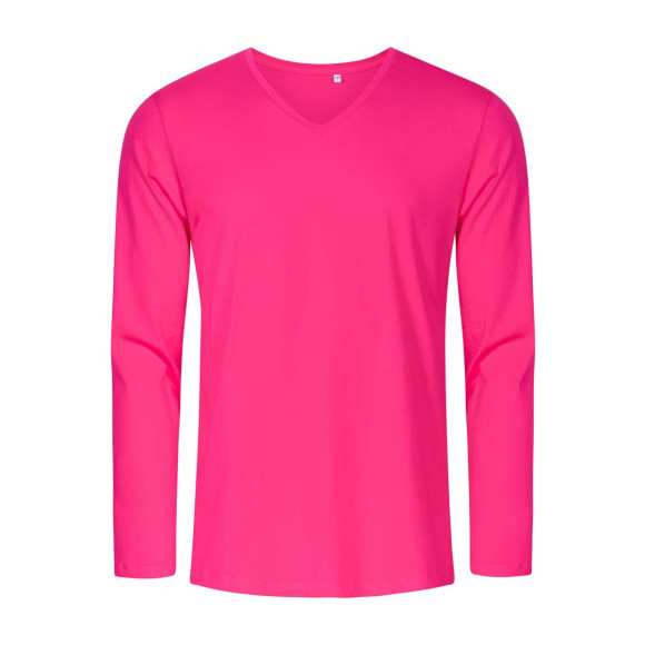 X.O by Promodoro Men Long Sleeve V-Neck T - 1460