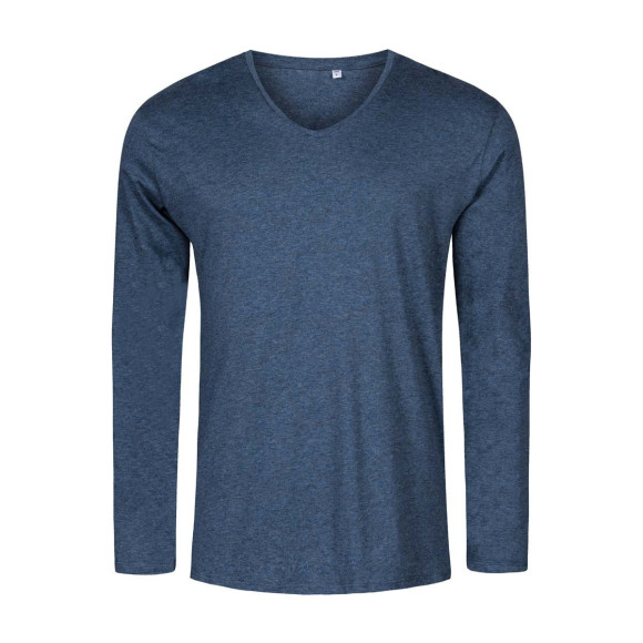X.O by Promodoro Men Long Sleeve V-Neck T - 1460