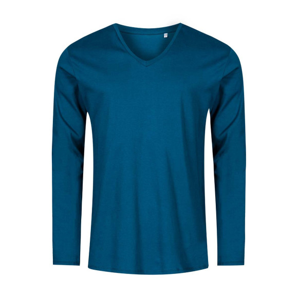 X.O by Promodoro Men Long Sleeve V-Neck T - 1460