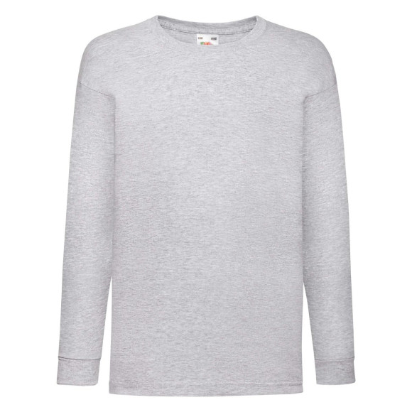 Fruit of the Loom Kids Valueweight Long Sleeve T - 61-007-0