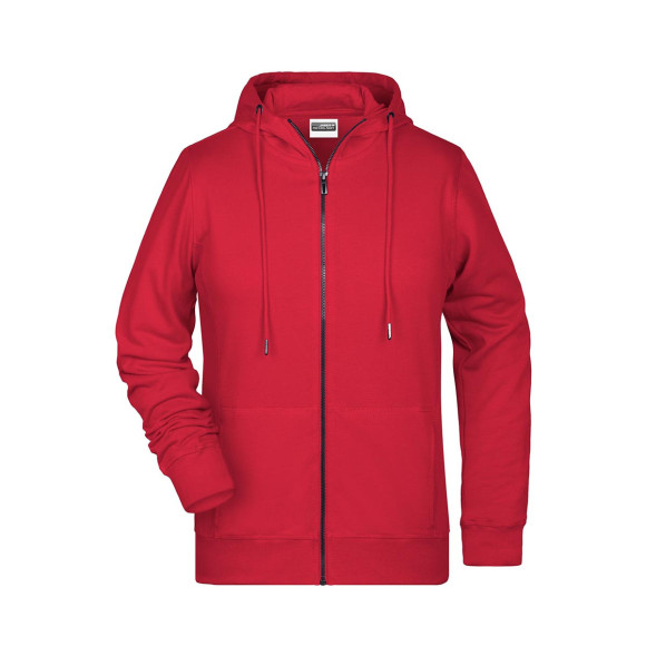 James & Nicholson Ladies Zip Hoody - JN8025