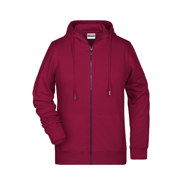 James & Nicholson Ladies Zip Hoody - JN8025