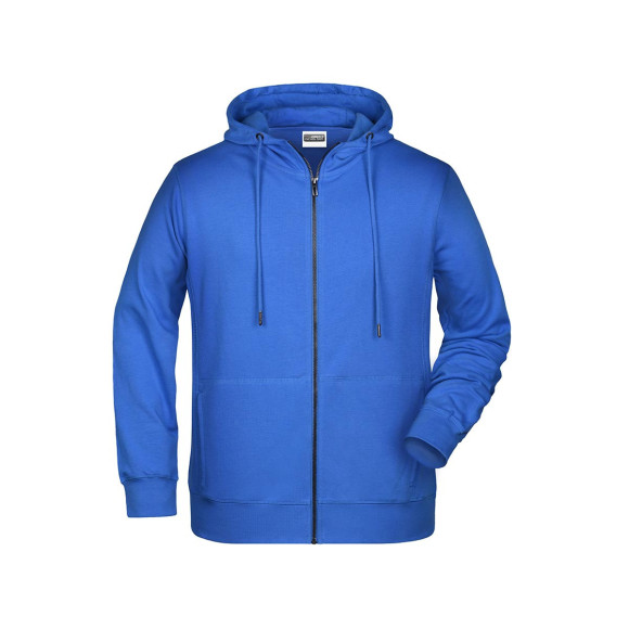 James & Nicholson Mens Zip Hoody - JN8026
