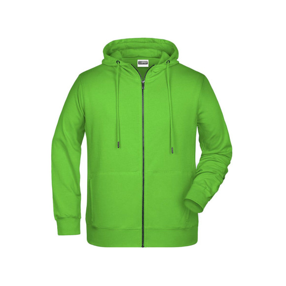 James & Nicholson Mens Zip Hoody - JN8026