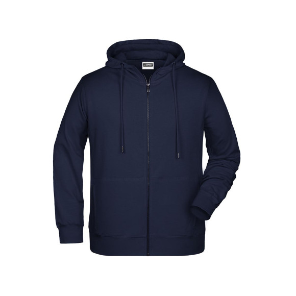 James & Nicholson Mens Zip Hoody - JN8026