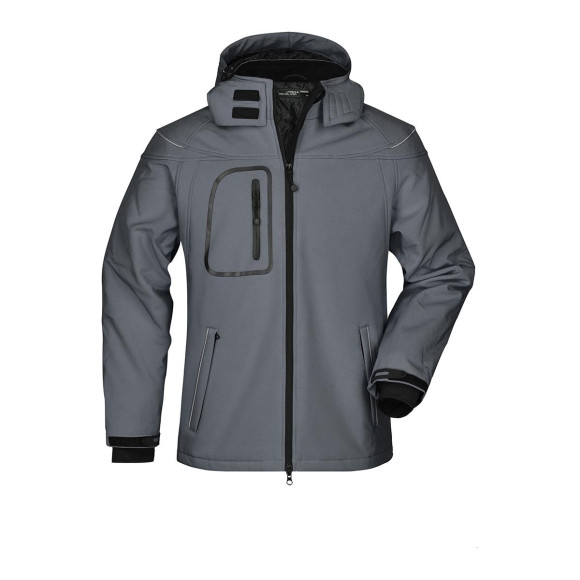 James & Nicholson Men's Winter Softshell Jacket - JN1000