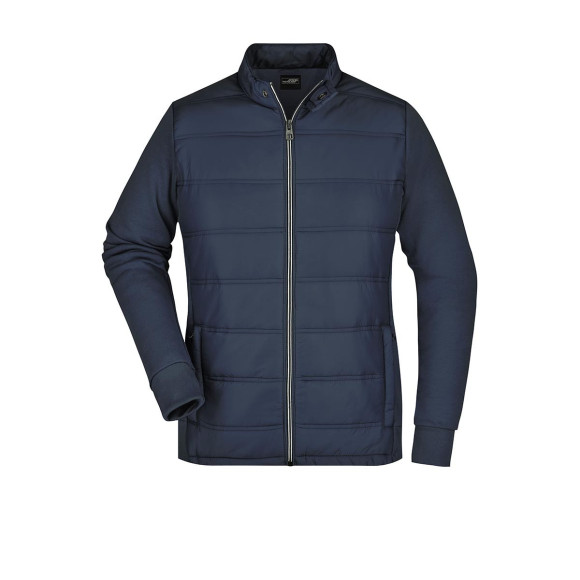 James & Nicholson Ladies' Hybrid Sweat Jacket - JN1123