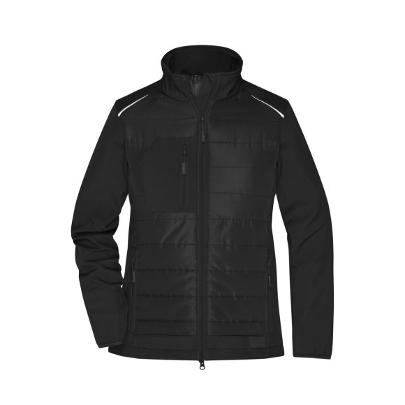 James & Nicholson Ladies' Hybrid Jacket - JN1819