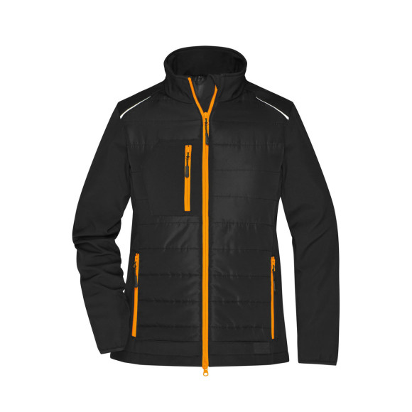James & Nicholson Ladies' Hybrid Jacket - JN1819