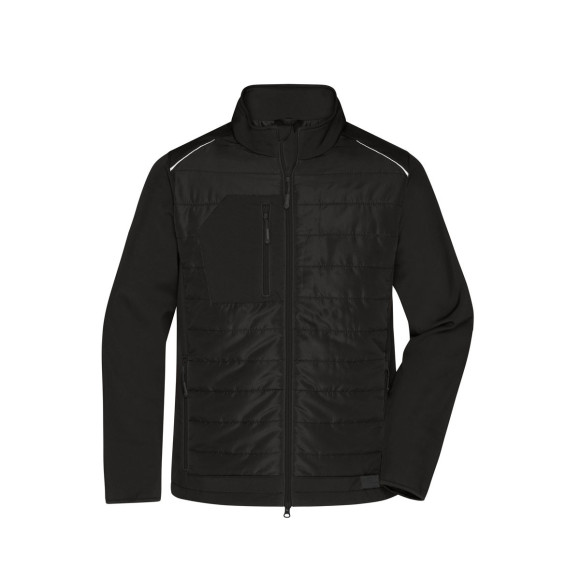 James & Nicholson Men's Hybrid Jacket - JN1820