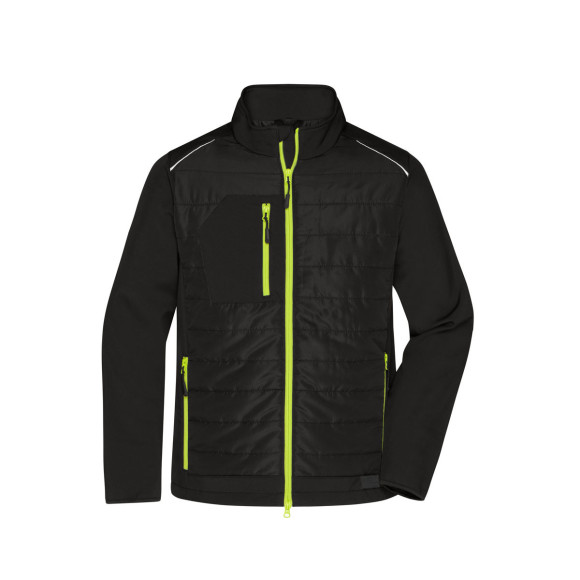 James & Nicholson Men's Hybrid Jacket - JN1820
