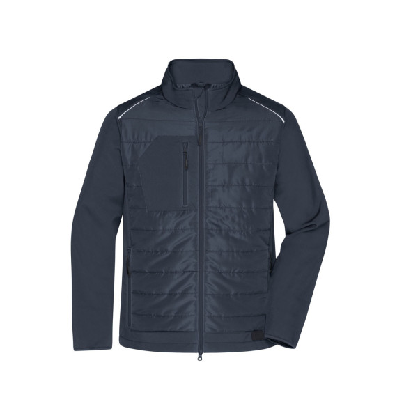 James & Nicholson Men's Hybrid Jacket - JN1820