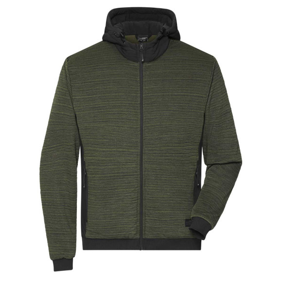 James & Nicholson Men's Padded Hybrid Jacket - JN1844