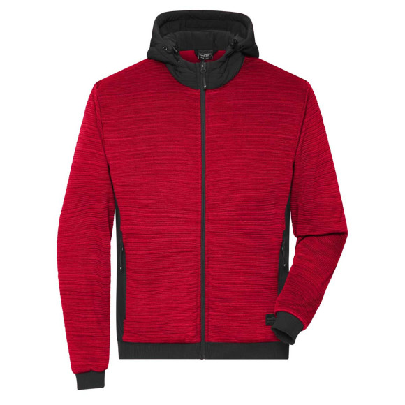 James & Nicholson Men's Padded Hybrid Jacket - JN1844