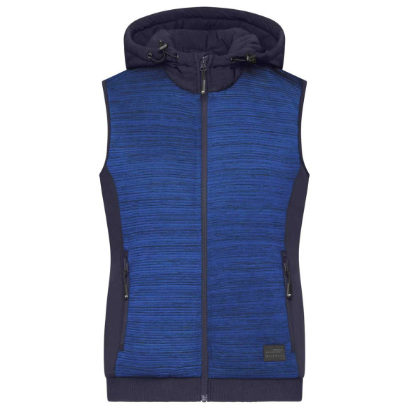 James & Nicholson Ladies' Padded Hybrid Vest - JN1847