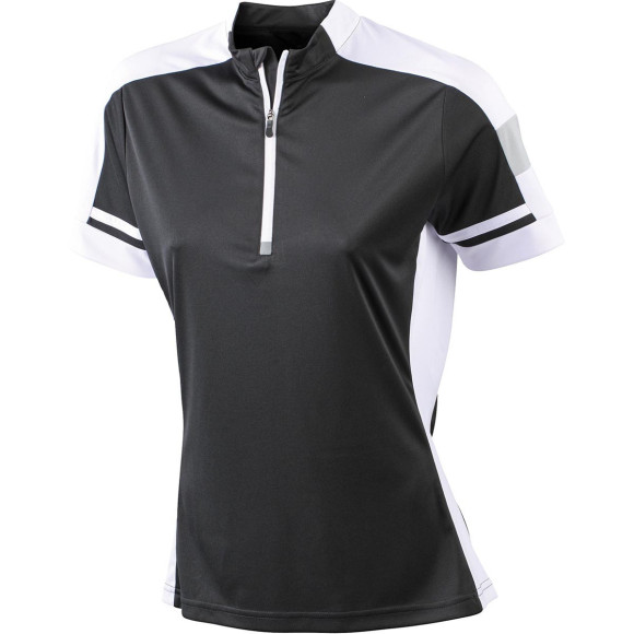James & Nicholson Ladies Bike T Half Zip - JN451