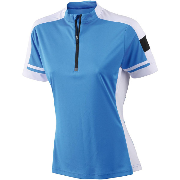 James & Nicholson Ladies Bike T Half Zip - JN451