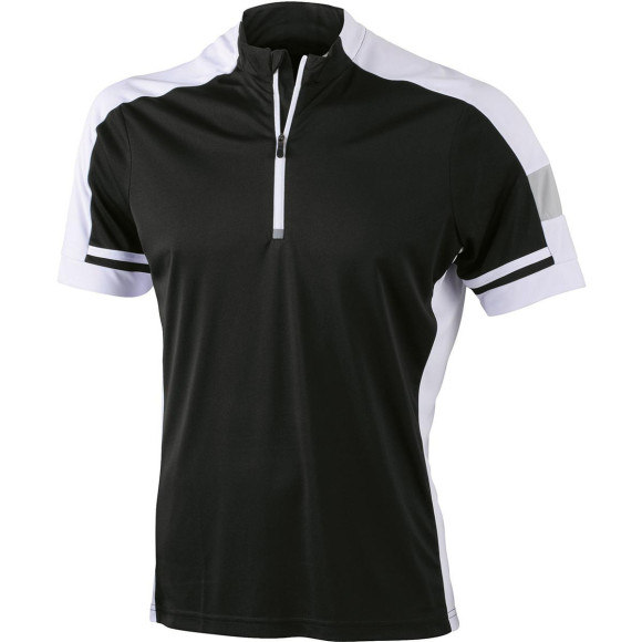 James & Nicholson Men's Bike T Half Zip - JN452