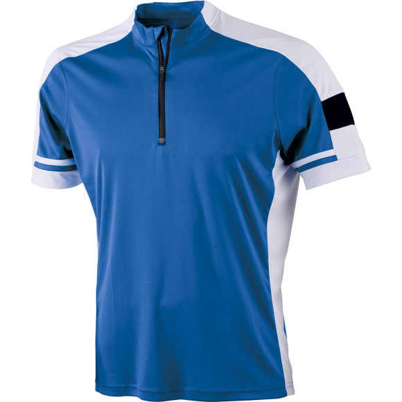 James & Nicholson Men's Bike T Half Zip - JN452