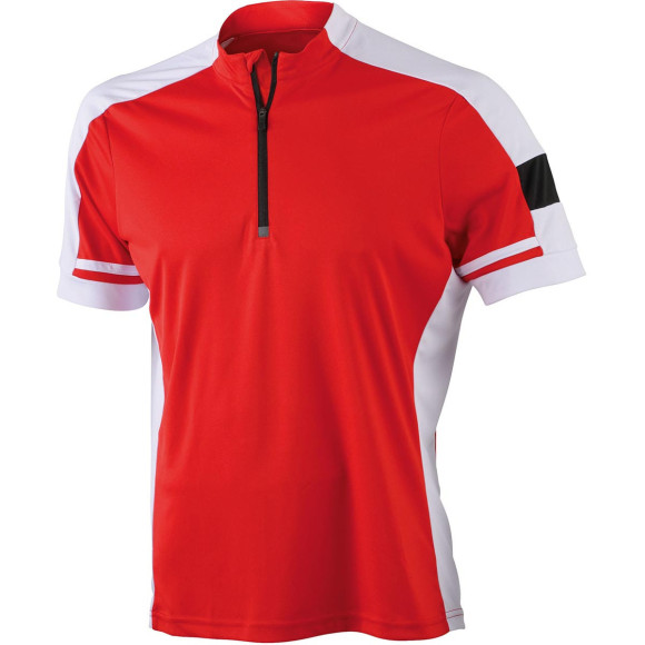 James & Nicholson Men's Bike T Half Zip - JN452