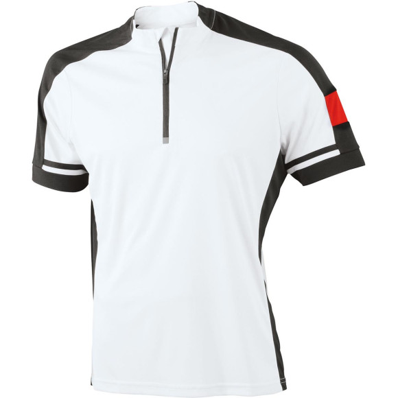James & Nicholson Men's Bike T Half Zip - JN452