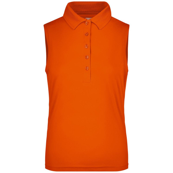 James & Nicholson Ladies' Active Polo Sleeveless - JN575
