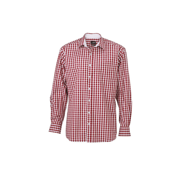 James & Nicholson Men's Checked Shirt - JN617
