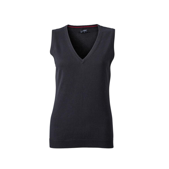 James & Nicholson Ladies' V-Neck Pullunder - JN656