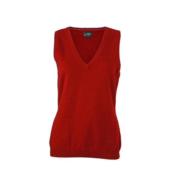 James & Nicholson Ladies' V-Neck Pullunder - JN656