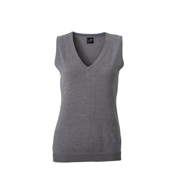 James & Nicholson Ladies' V-Neck Pullunder - JN656