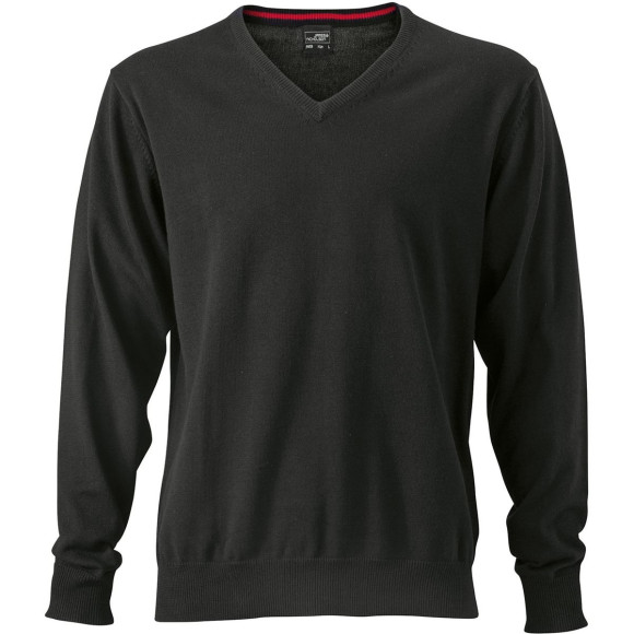 James & Nicholson Men's V-Neck Pullover - JN659