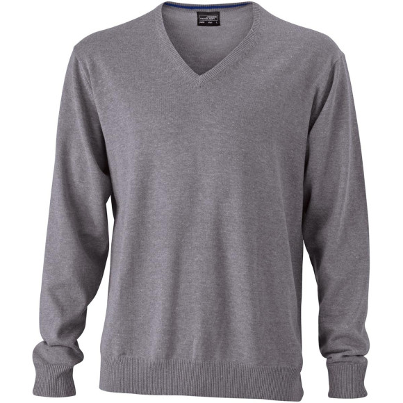 James & Nicholson Men's V-Neck Pullover - JN659